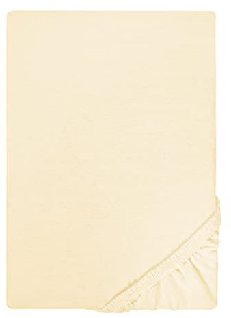 Traumhaft Schlafen - Castell - Markenbettwäsche 0077113 Spannbetttuch Jersey Stretch 1x 90x190 cm - 100x200 cm, gelb