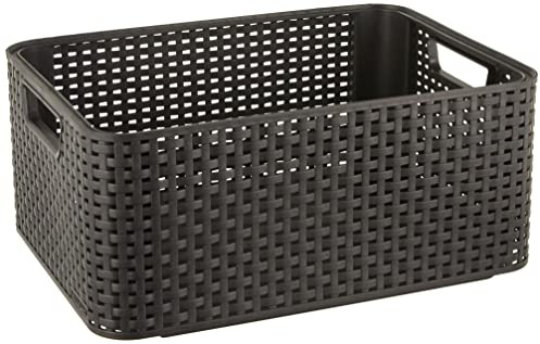 Curver 03615-308-00 Aufbewahrungsbox Style M, 18 L, anthrazit