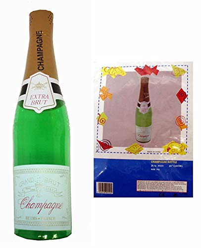 Henbrandt Aufblasbare Champagnerflasche, 73 cm, Junggesellinnenabschied