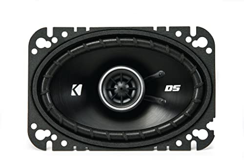 KICKER 43DSC4604 4x6 inch Coaxial LS Black