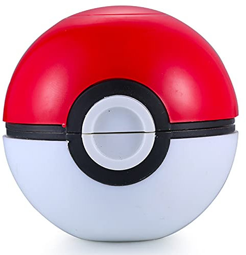 Grinder Especias 2 inch, Spespo Poke Ball Molinillo de Hierbas, Especias en Hogar metalico, Hecho de Duradero Aleación de Zinc, Caja de regalo negra