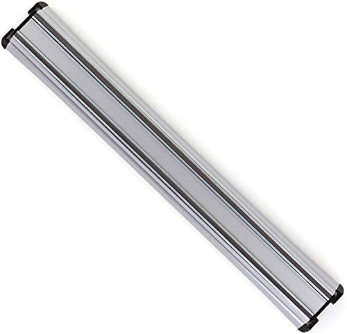 Bisigrip Matt Silver Magnetic Knife Rack (300mm)