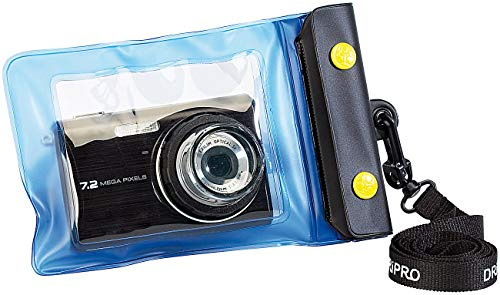 Somikon Unterwasser-Hülle: Unterwasser-Kameratasche XS mit Objektivführung Ø 30 mm (Kamera-Schutzbeutel, Kamera-Beutel wasserdicht, Foto)