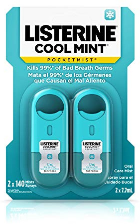 Listerine Pocketmist Cool Mint Oral Care Mist 2 Pk