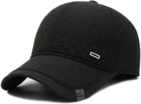 Sporty Baseballcap mit Ohrenklappen Wasserdicht Kappe Cord Golf Cap Mütze Schirmmütze Ohrenschutz Ohrenschützer Basecap Wintercap Wintermütze