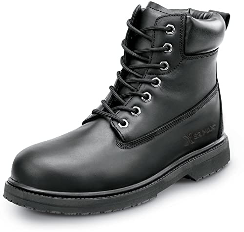 SR Max Washington, Men's, Black, 6 Inch, Steel Toe, EH, MaxTrax Slip Resistant, Work Boot (11.5 M)