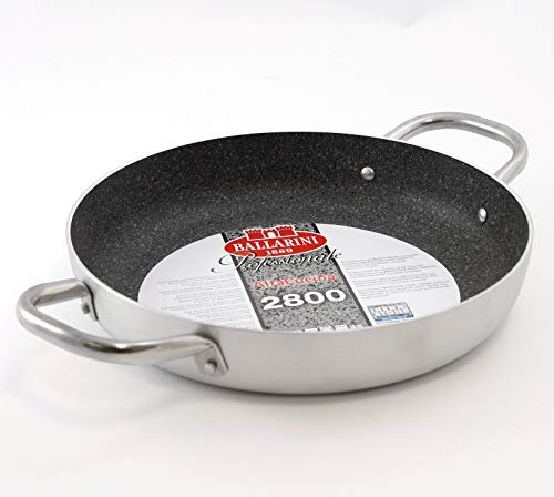 Ballarini Professionale Granite 2808 Tegame, Alluminio, Grigio, 40 cm