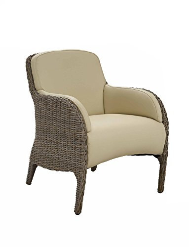 Strandkorbwerk 4X Dining Armchair Marino Cubu Croko Yachtbezug Polyrattan Gartensessel Rattansessel