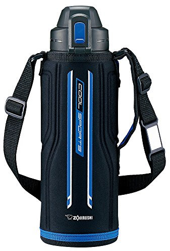 Zojirushi Stainless Steel Cool Flask - Sports Type (1.03L Capacity) Blue Black SD-EC10-BB