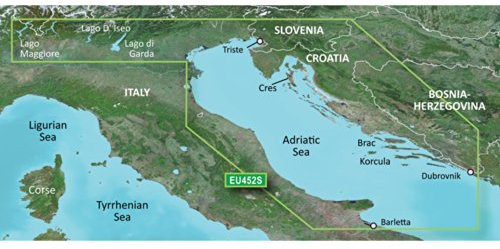 Garmin Adriatic sea north coast