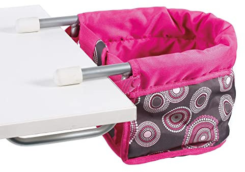 Bayer Chic 2000 - Puppentischsitz, Tischsitz für Puppen, Puppenmöbel, Puppenzubehör, Hot pink Pearls