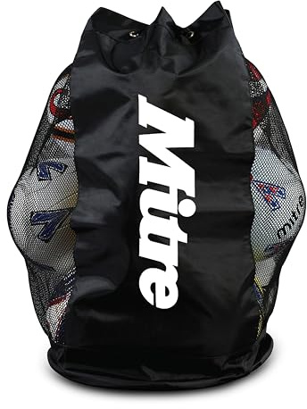 Mitre Nätsäck – 12 bollar, svart