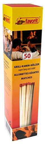 Favorit 1241 - Fiammiferi Extra-Lunghi, 50 Pezzi
