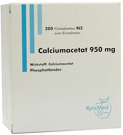 CALCIUMACETAT 950 mg Filmtabletten 200 St