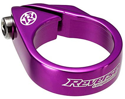 Reverse Bolt Clamp Sattelklemme 34.9mm lila