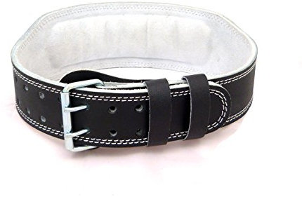 DACHS Germany Gewichthebergürtel Trainingsgürtel gepolstert Leder in den Größen S bis XXL (L)