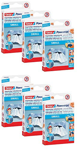 Tesa Powerstrips Strips Large per max. 2 kg, confezione da 10 strisce, SMALL