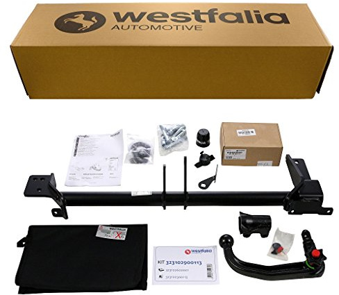 Westfalia abnehmbare Anhängerkupplung für Range-Rover Evoque (inkl Cabrio) (L538) (BJ 09/2011-02/2018) - im Set mit 13-pol. fzg.-spez. Westfalia Elektrosatz