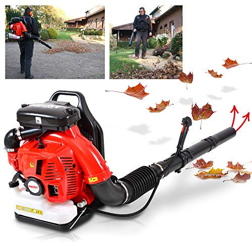 HECHT Laubsauger Benzin Rückenlaubbläser 972 Benzin-Laubbläser (4,6 PS | Luftleistung: 1440 m³/h) Laubbläser Benzin
