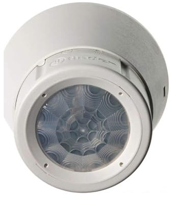 Finder Rilevatore di Movimento da soffitto Tipo 18.21. Ampio range di rilevamento. Installazione da interni con fissaggio a soffitto. Dotato di 1 interruttore unipolare 10 A