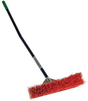 Seymour 82918 Street/Landscape Broom, 60, 18, Ergonomic Blue Aluminum Handle