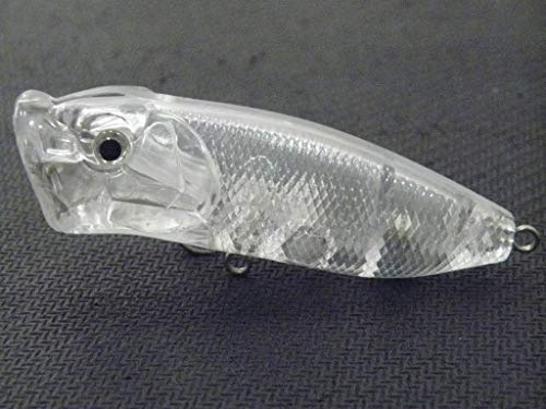 wLure 10 Blank omålad spigg, crankbait, toppvatten, läpplös jerkbait, fiskedrag, V3 (UPT605P10)