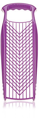 Börner Reibe PowerLine (Violett) • Raspel grob & fein • Küchenreibe für Gemüse, Obst, Käse & Schokolade • Gemüsereibe beidseitig verwendbar • Gemüsehobel, Käsereibe, Küchenhobel