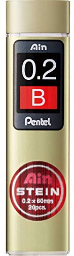 'Pentel c272 W-B Ain pietra Mina per portamine, 20 feinminen