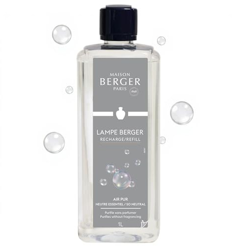 Lampe Berger 116012 Fragranza So Neutral, Liquido, Argento, 10 x 6.6 x 23.7 cm 1 unità