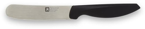 RICHARDSON SHEFFIELD SINCE 1839 Buttermesser, rostfrei & spülmaschinenfest, Brötchenmesser, Frühstücksmesser, Brotzeitmesser, Edelstahl, Kunststoff, Silber/Schwarz