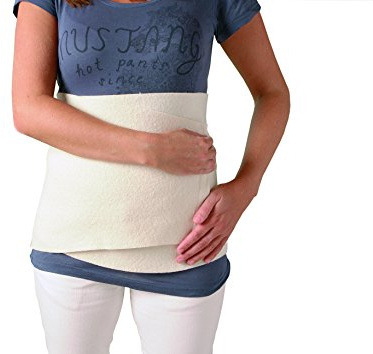 Woll-fühl® Bauch- und Rückenwickel Gr.S/M/L 124 x 30 cm