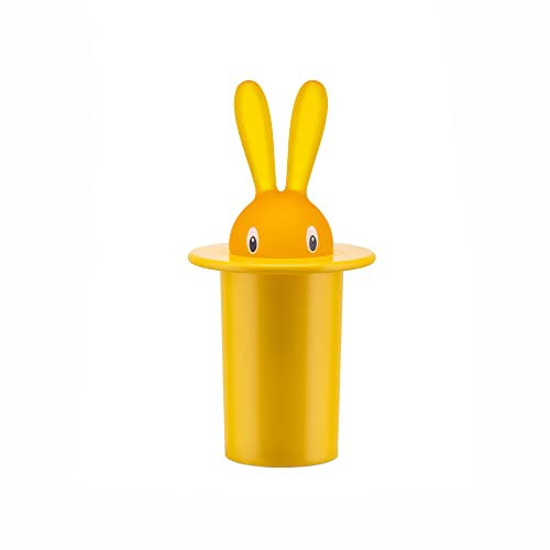 Alessi - ASG16 Y - Magic Bunny Portastuzzicadenti in resina termoplastica, giallo