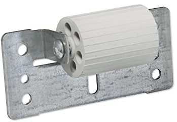 jarolift Maxi Abdruckrolle Stützrolle Führungsrolle für Rollladen über 4 m² Rollladenstütze, aus Aluminium & Kunststoff, 90 x 40 mm