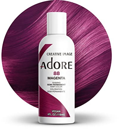 Adore Shining - Tinte semipermanente para el cabello, color magenta 88