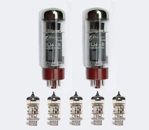 Jellyfish audio EL34 & 12 AX7/ECC83 kit valvola per JVM205/15 Marshall amplificatore e altri amplificatori