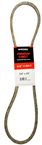 MAXPOWER Cinghie 347594, rinforzante in Kevlar, 5/8 x 49 - 5L490 - Lunghezza Esterna L(a) 1250 mm.