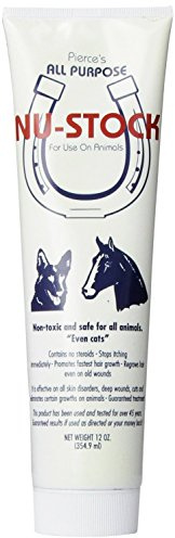 All Purpose Nu-Stock Ointment Non-Toxic & Steroids Free for Relief of Red Mange, Ringworm, Cuts, Scrapes and Much More on Dogs, Cattle, and Horses 354 ml