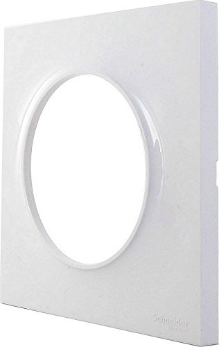 Schneider Electric - Odace Styl, Plaque 1 poste Blanc - S520702