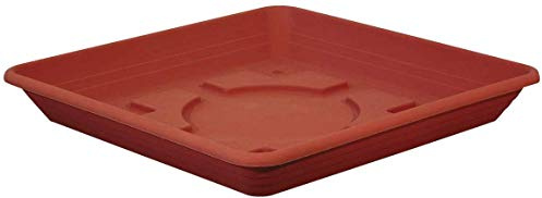 Untersetzer NORA quadratisch aus Kunststoff, Farbe:terracotta;Größe:50 x 50 cm