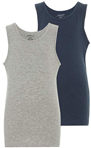 NAME IT Baby - Jungen Nittank Top K B Noos Unterhemd (2er Pack)