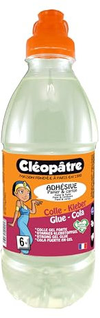 CLEOPATRE - Colla trasparente - Giochi e artigianato - Colla - Unisex per adulti - Flacone da 500 ml
