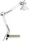 BRILLIANT lampada lampada da scrivania Hobby bianca | 1x A60, E27, 40W, adatto per lampade normali (non incluse) | Scala da A ++ a E | Con pressostato sulla testa della lampada