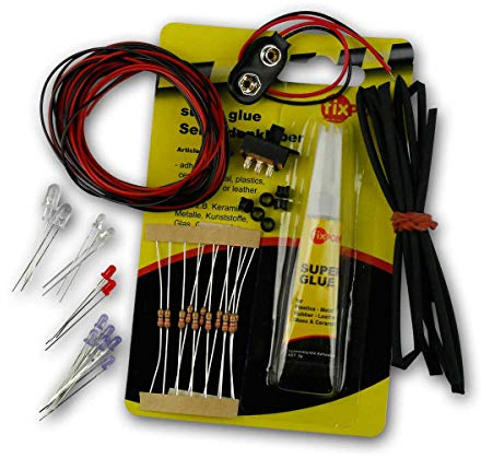 1.943/5.000 Übersetzungsergebnisse world-trading-net - Kit d'éclairage de construction de modèles à LED, kit de 37 pièces, NON complètement soudé ou câblé