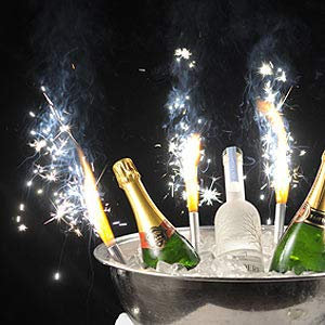 Light Sparkles - Set of 12 - Large Decorative Sparklers Ideal for Adding to Cakes