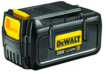 Dewalt DCB361-XJ 2.0 Ah Li-Ion Slide Battery, 36 V, Yellow/Black