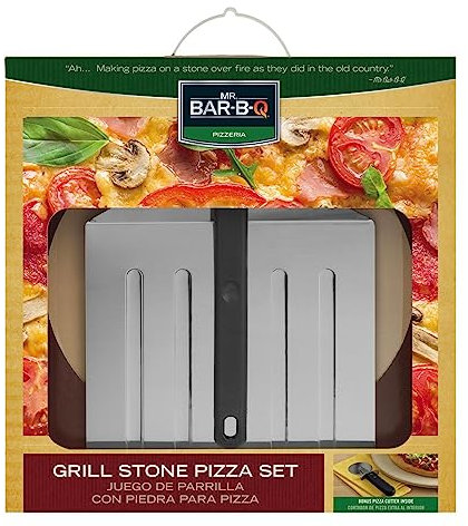 M. Bar-B-Q 06187 x Cuisson avec Pierre à Pizza – Marron