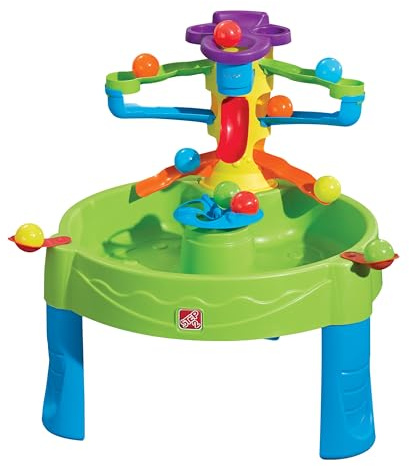 Step2 Busy Ball Wasserspieltisch mit Bällen | Wassertisch mit 13-teiligem Zubehörset | Garten Wasser Spieltisch für Kinder oder Indoor Bälle Tisch