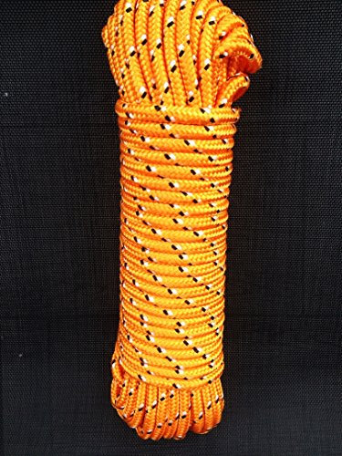 Nr.34 Oranges Schleppseil,Schleppleine16 mm x 30 m,Polypropylen Seil, Polypropylenseil, Bootsleine,Ankerleine,Festmacher,Allzweckseil, Segeltauwerk, Mehrzweckseil, Bootstau, Strick, Ersatzseil, Reparaturseil, Schot, Kordel,Spannseil,Rope,Expanderseil,Planenseil,Kunststoffseil