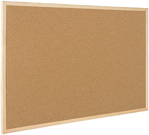 Q-Connect Lightweight Cork Noticeboard 600 x 900 mm