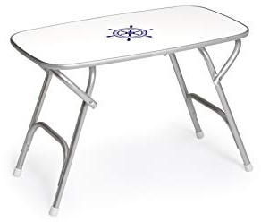 FORMA MARINE Bootstisch klappbar 88 cm x 50.5 cm x 61 cm Höhe Marine Aluminium Yachtdeckmöbel M250